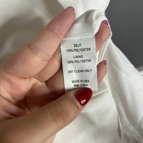 Amanda Uprichard Jania Dress Ivory White Size S - Picture 7 of 7